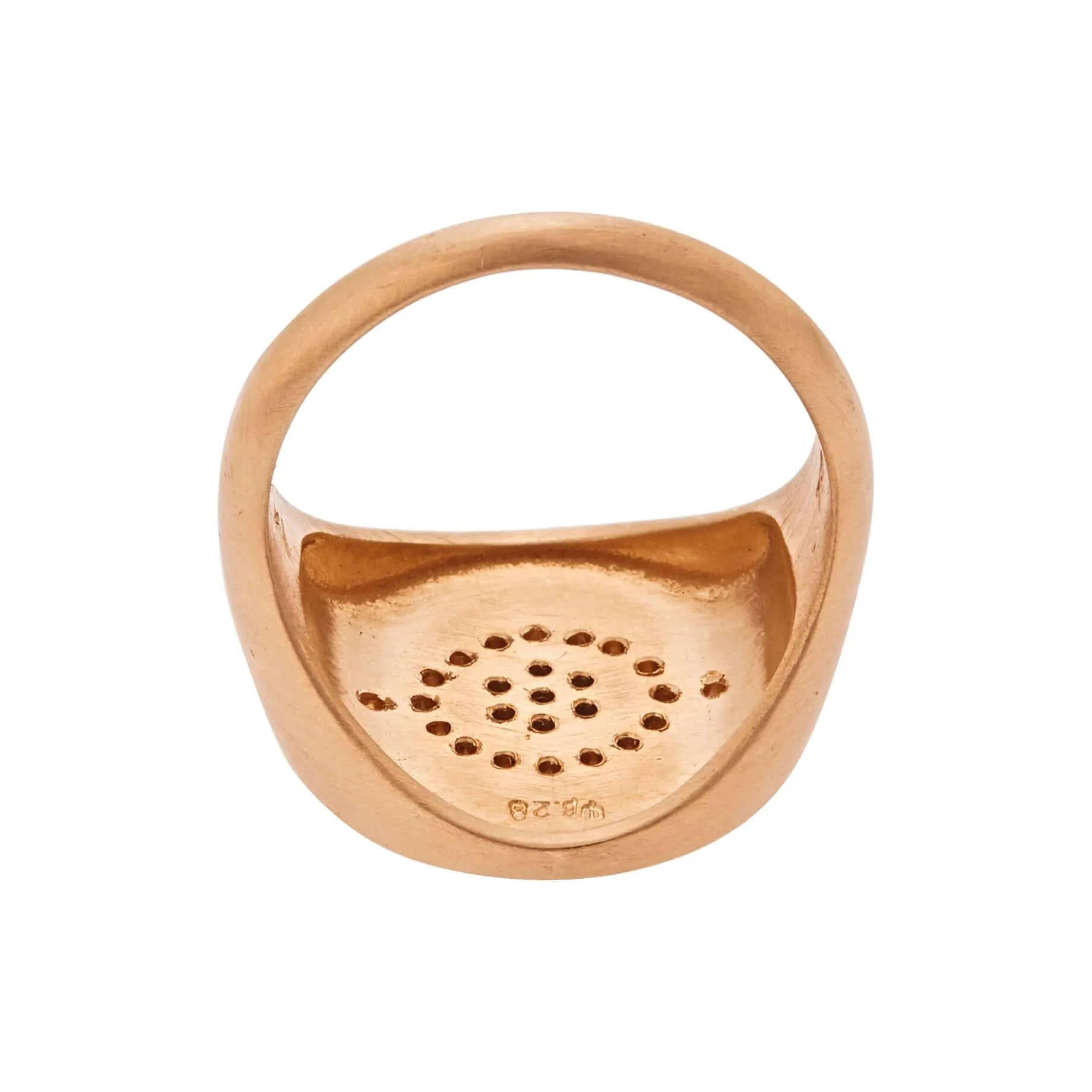 18k Rose Gold Satin Dawn Ring