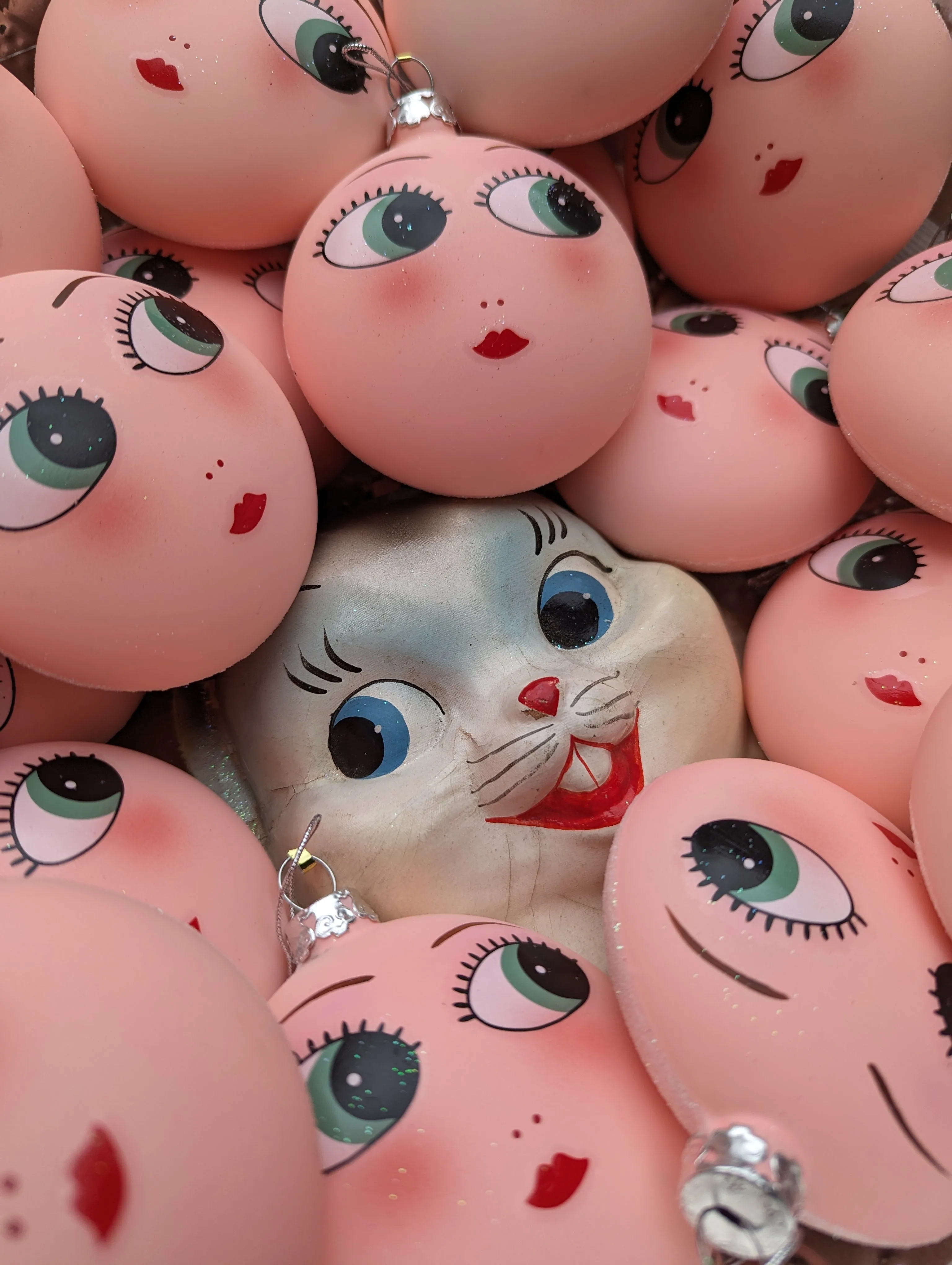 1950s style doll faces