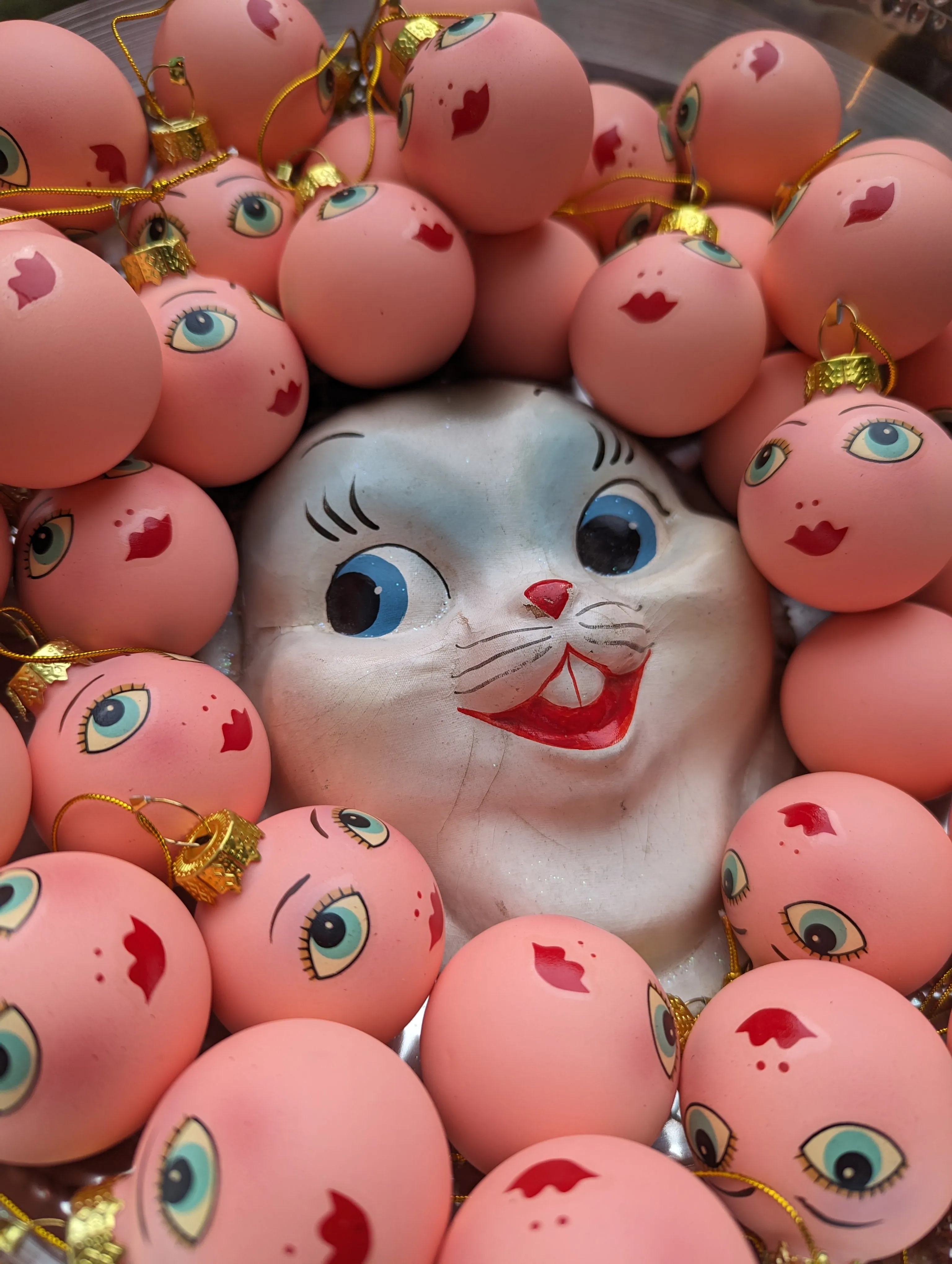 1950s style doll faces