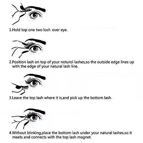 3D Magnetic False Eyelashes