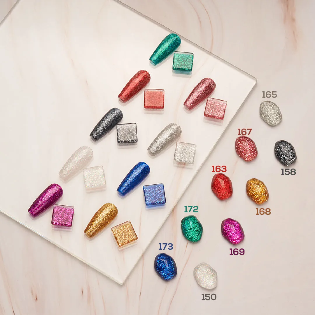 9 LDS Holiday Healthy Gel Nail Polish Collection - KEEP IT PLAYFUL - 150; 158; 163; 165; 167; 168; 169; 172; 173