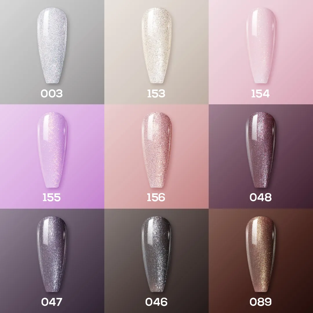 9 LDS Holiday Healthy Gel Nail Polish Collection - SOFT GLAM - 003; 046; 047; 048; 089; 153; 154; 155; 156