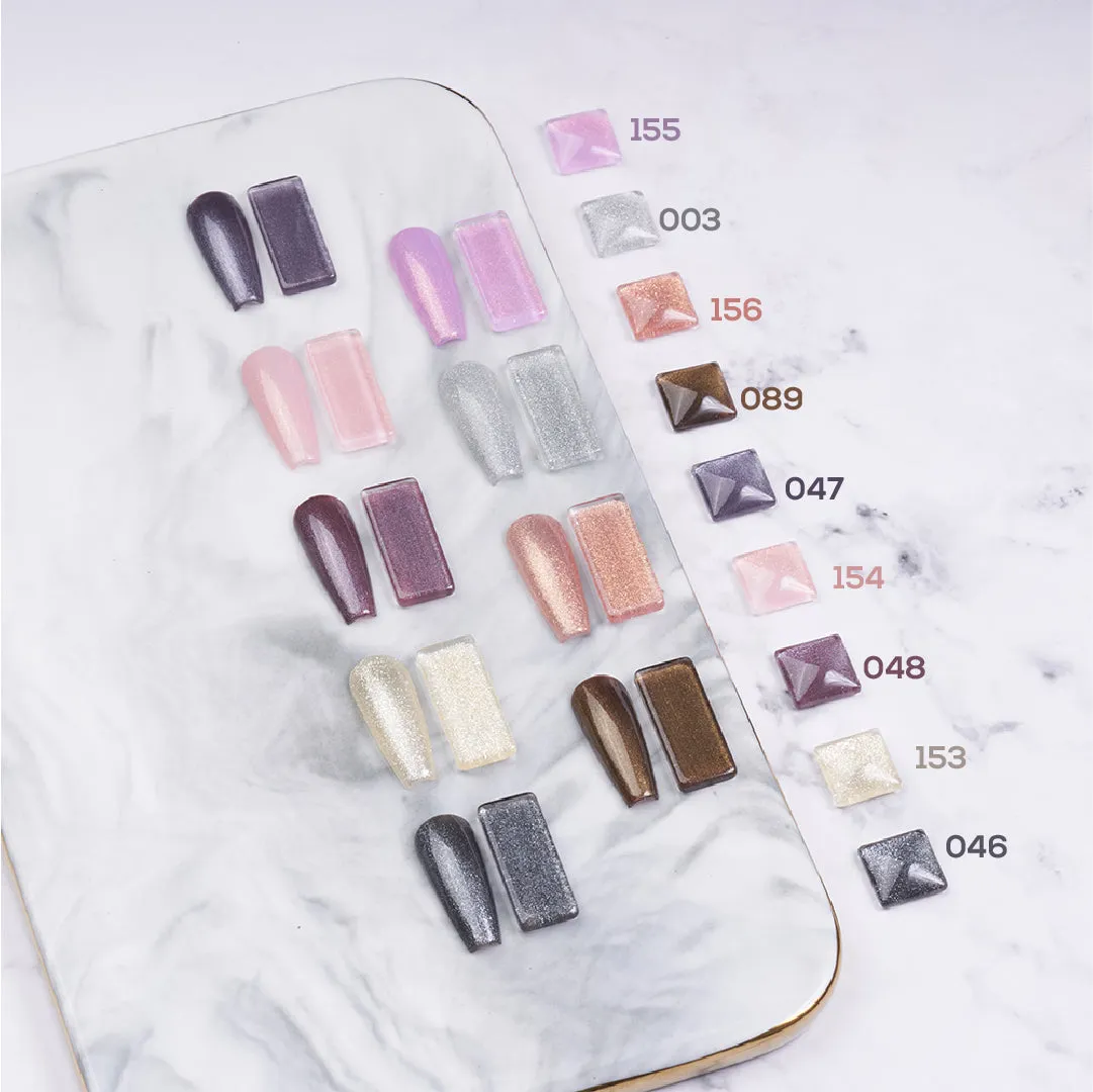 9 LDS Holiday Healthy Gel Nail Polish Collection - SOFT GLAM - 003; 046; 047; 048; 089; 153; 154; 155; 156