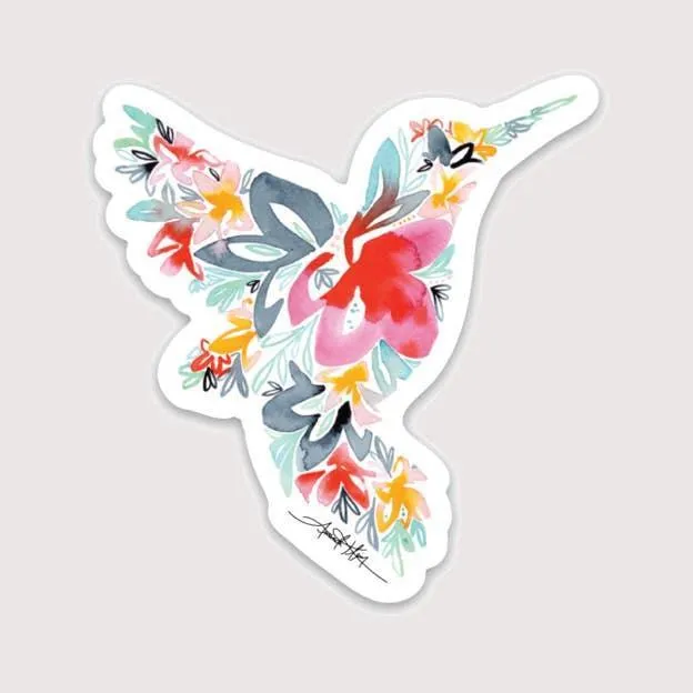 AK Hummingbird Vinyl Decal Sticker