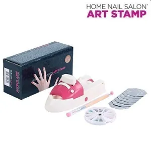 ALL IN ONE NAIL ART SYSTEM! EASILY APPLY COOL NAIL STAMPS IN OVER 63 INCLUDED DESIGNS! INCLUDES 63 COOL DESIGNS, 200 COLOURFUL CRYSTALS & SPARKLES!