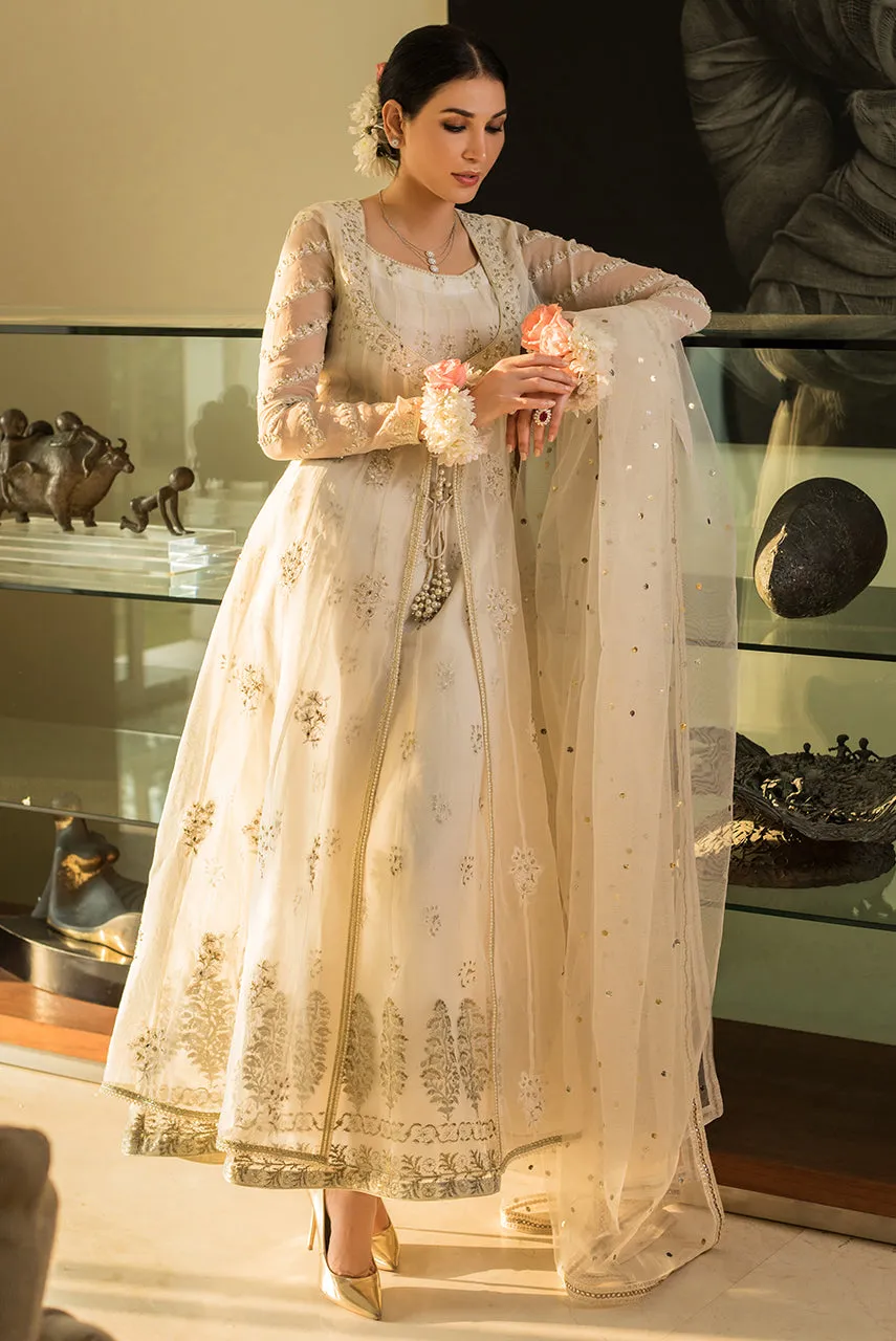Anarkali Pishwas Nikkah Dress Bridal Pakistani #BS781