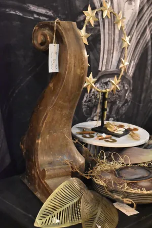 Antique Piano Leg Sculpture