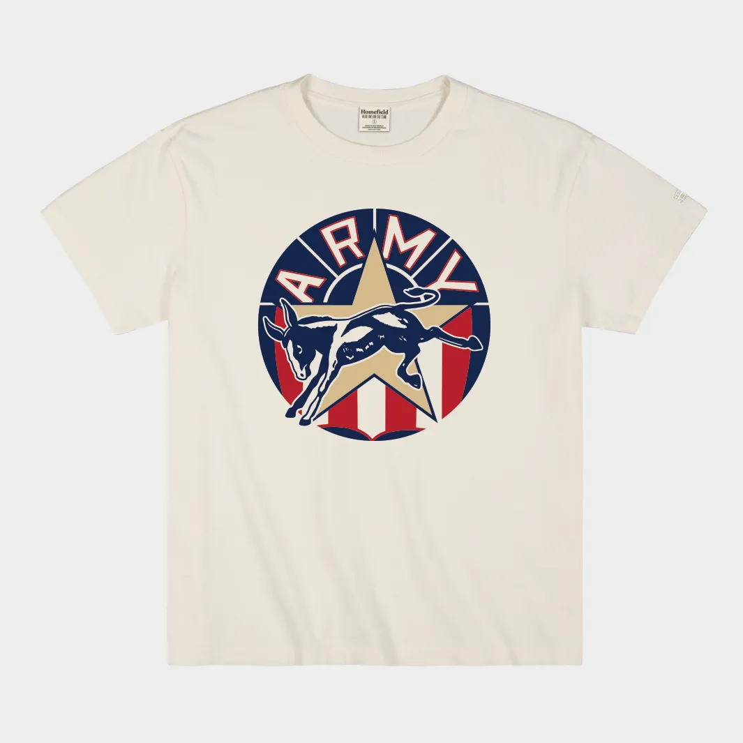 Army Black Knights Mule Logo Heavyweight Tee