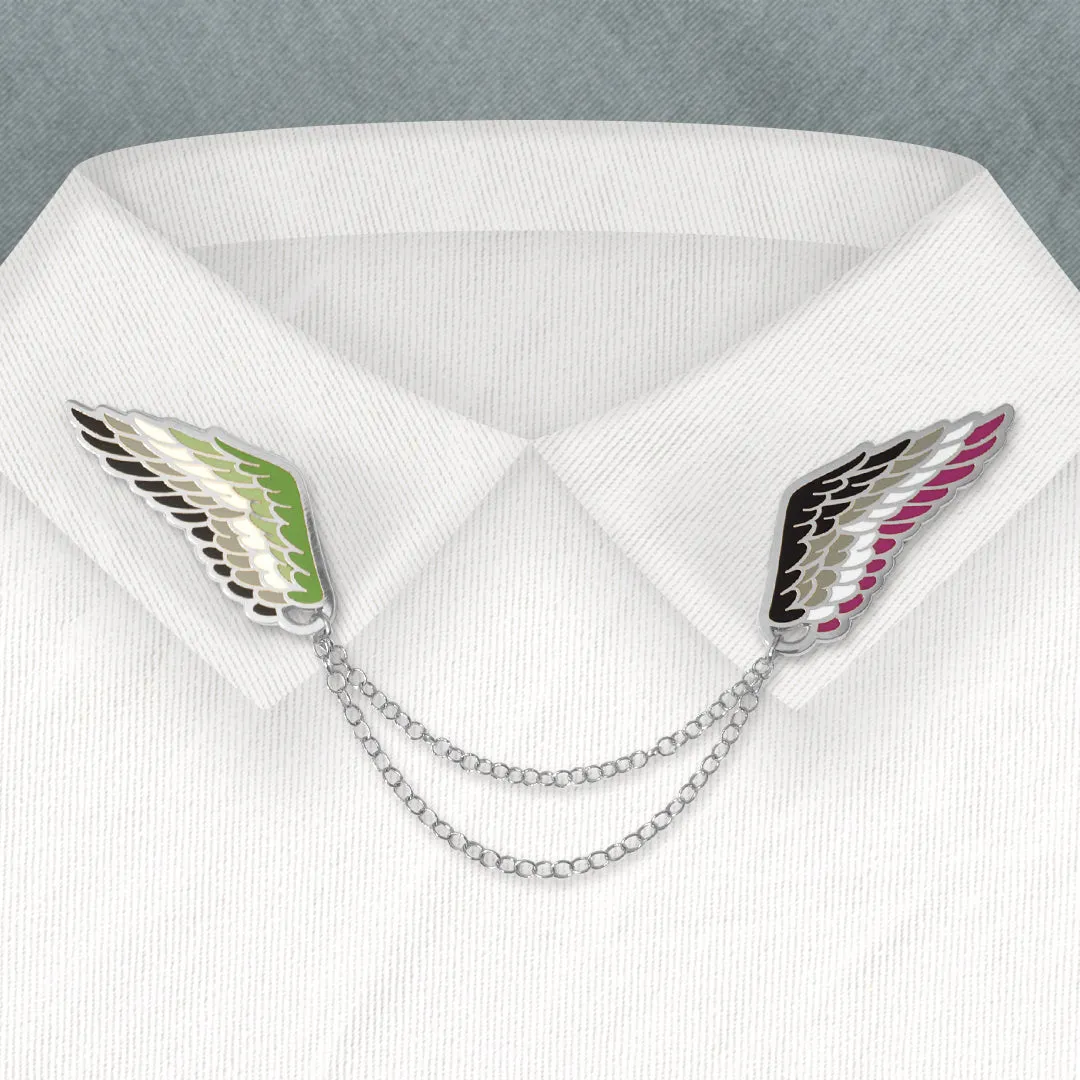 Aro-Ace | LGBTQ  connected pins