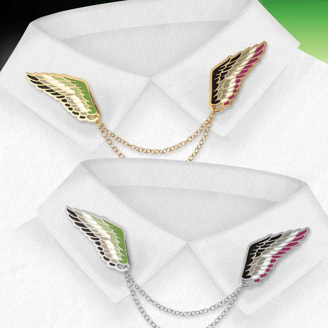Aro-Ace | LGBTQ  connected pins