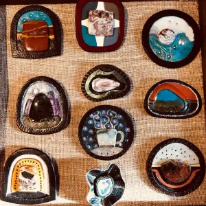 Art Camp Mini - "Leather pins"