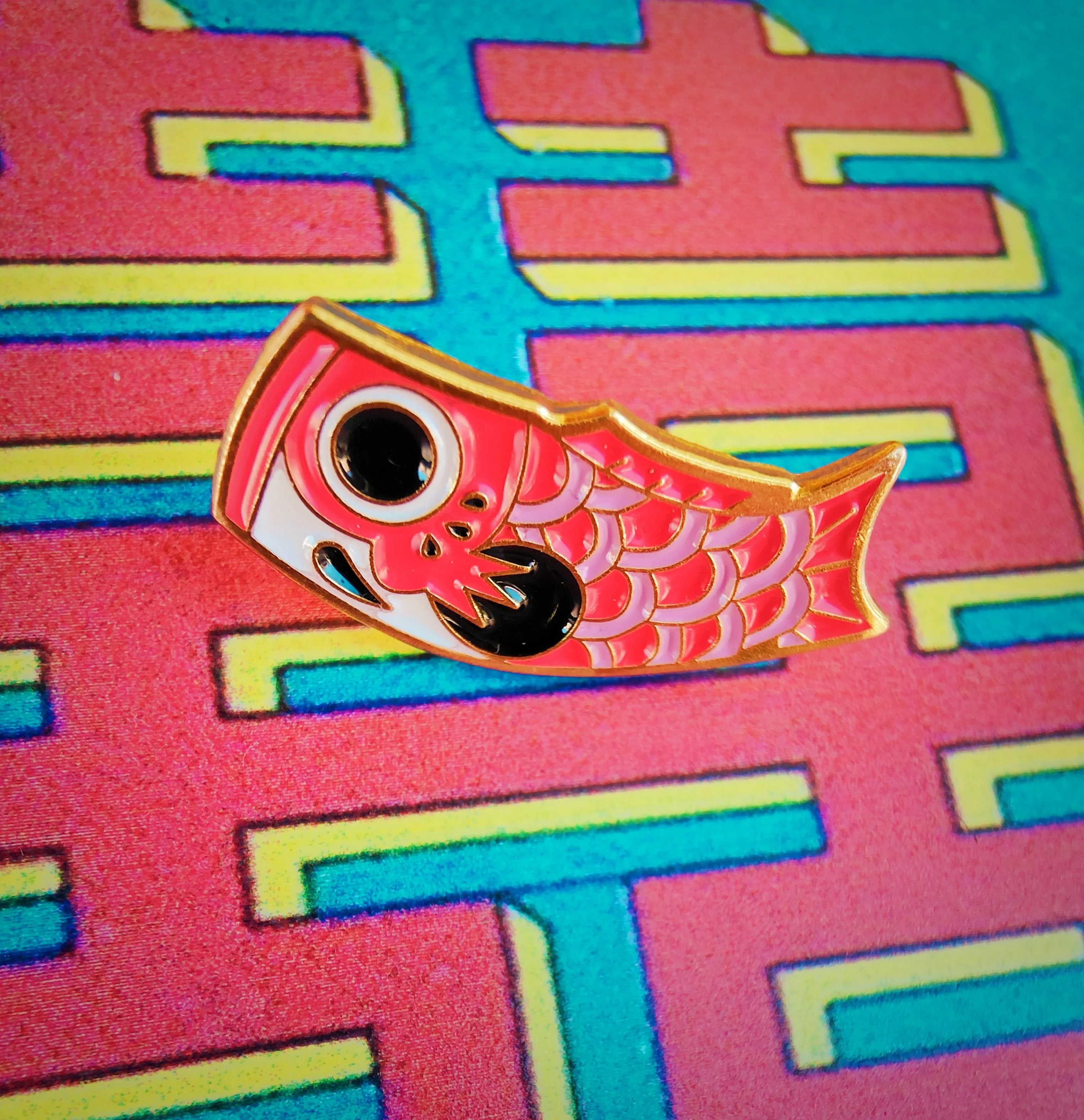 Asian kitsch pins