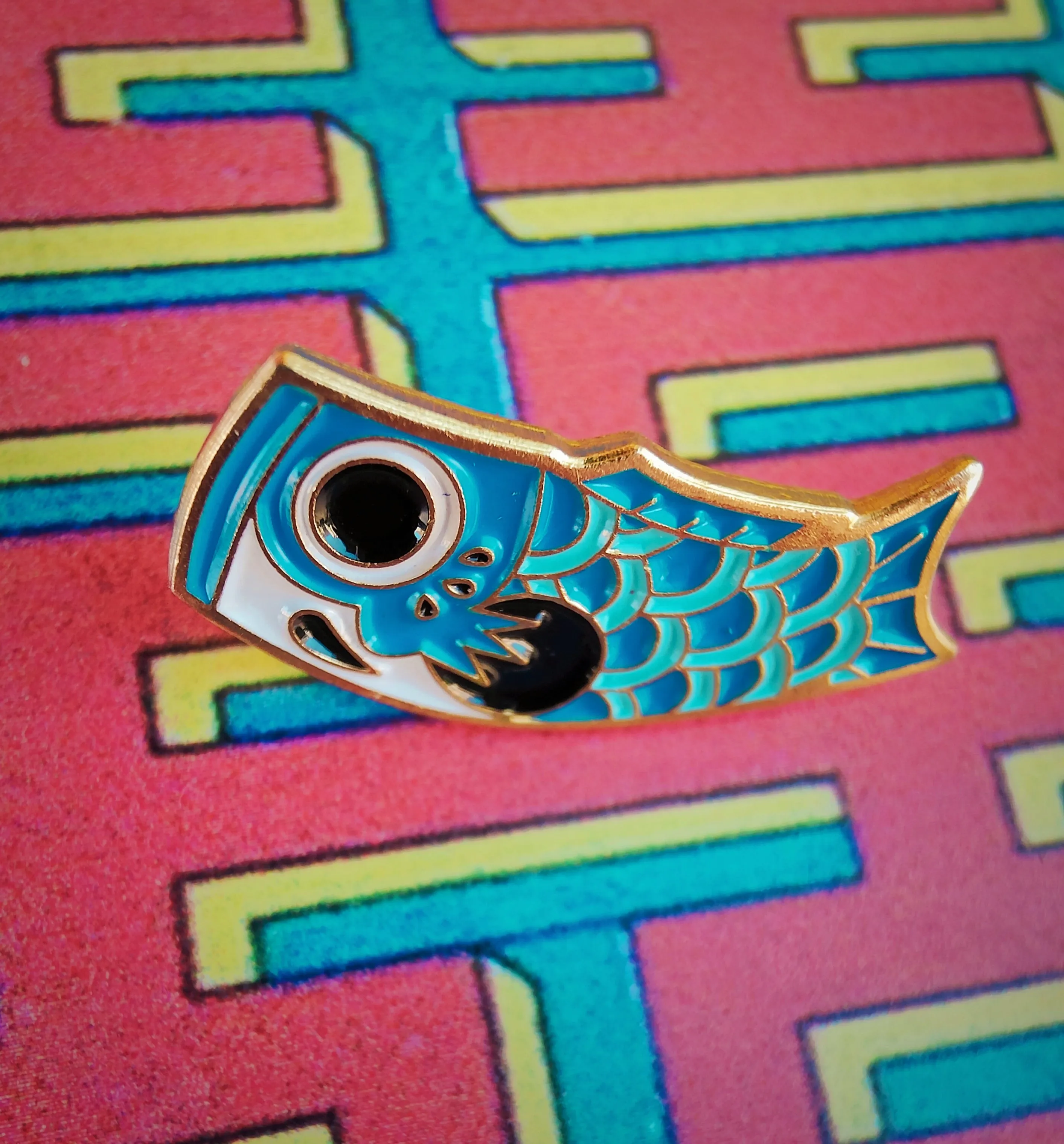 Asian kitsch pins
