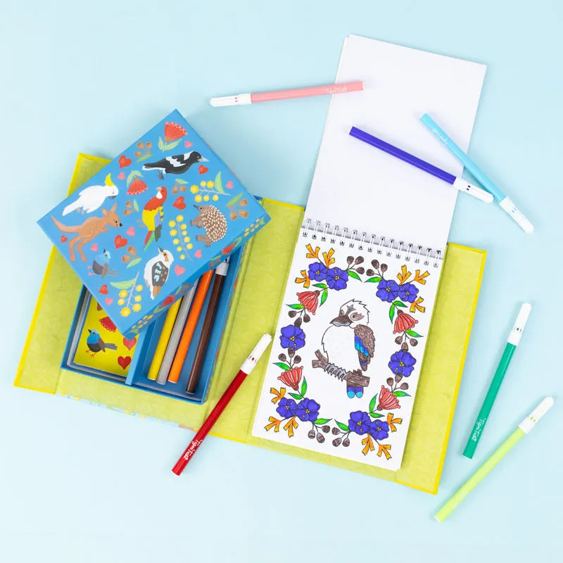 Aussie Animals - Colouring Set - 4 