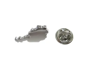 Austria Map Shape Lapel Pin