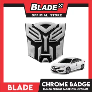 Auto Car Emblem Logo Chrome Badge Sticker Decals with 3M Adhesive 7cm BDT-048/049 (Transformer)