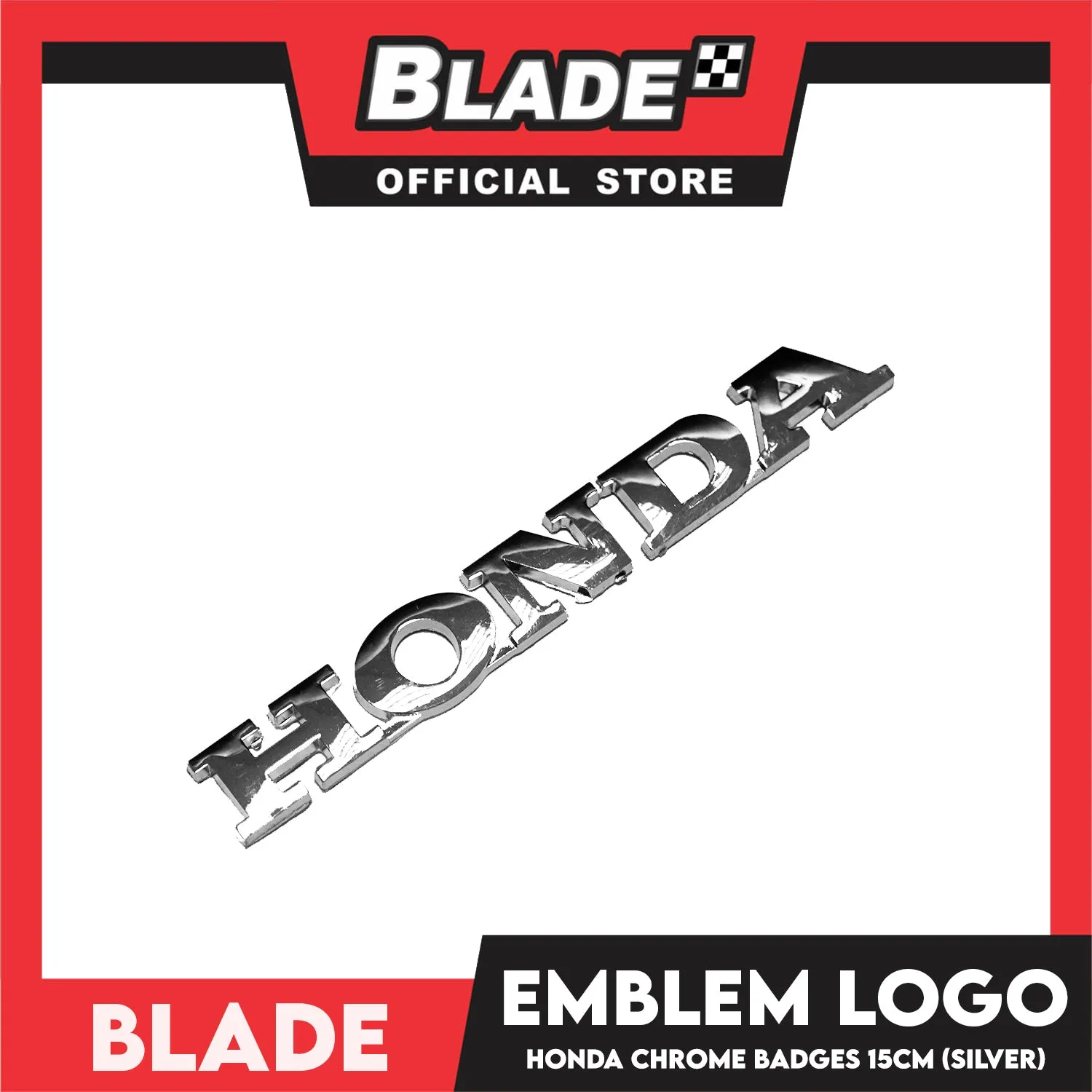 Auto Car Emblem Logo Chrome Badge Sticker Decals with 3M Adhesive for Honda 15cm BDT-208 (Honda)