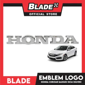 Auto Car Emblem Logo Chrome Badge Sticker Decals with 3M Adhesive for Honda 15cm BDT-208 (Honda)