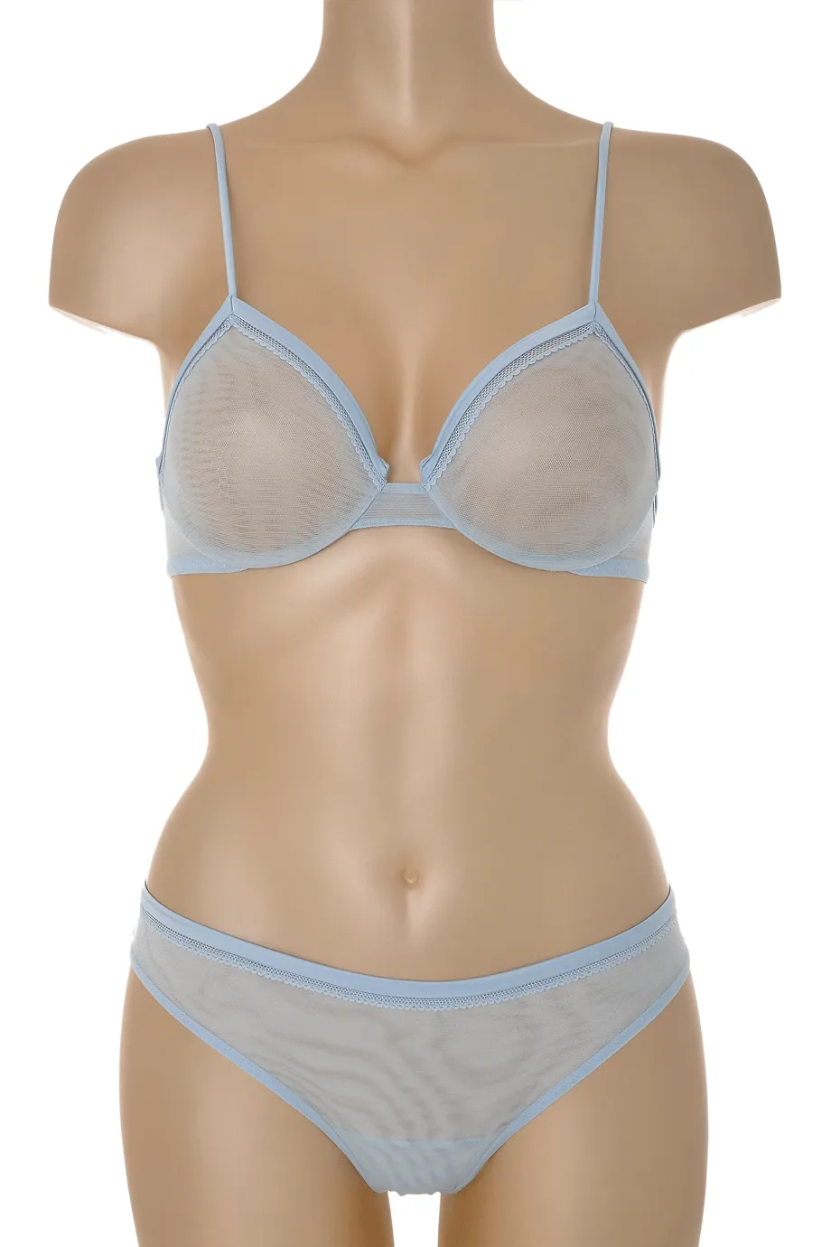 Baby Blue Tulle Bra