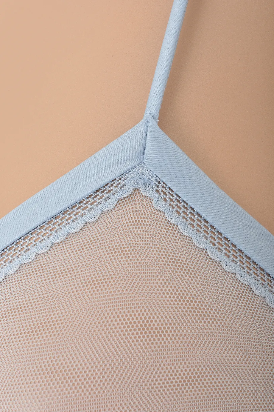Baby Blue Tulle Bra