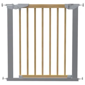 BabyDan Avantgarde Safety Gate Silver Beech