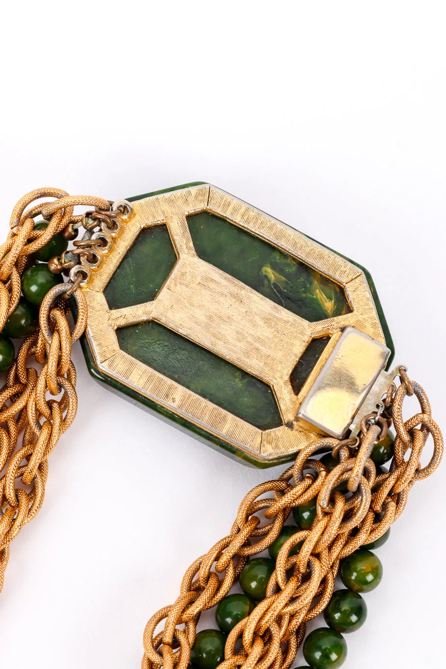 Bakelite Beaded Chain Necklace