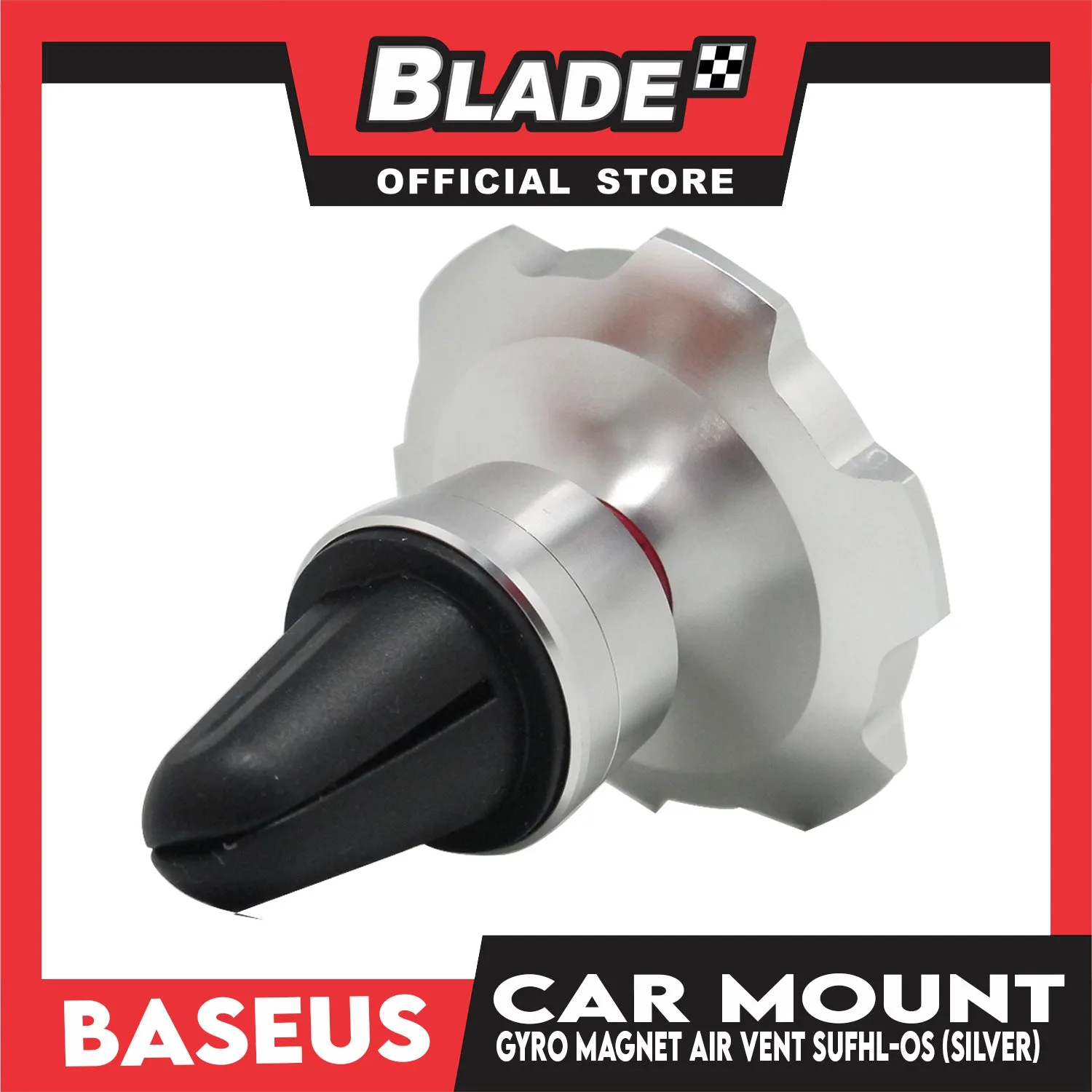 Baseus Car Mount Gyro Magnet Air Vent SUFHL-OS (Silver)