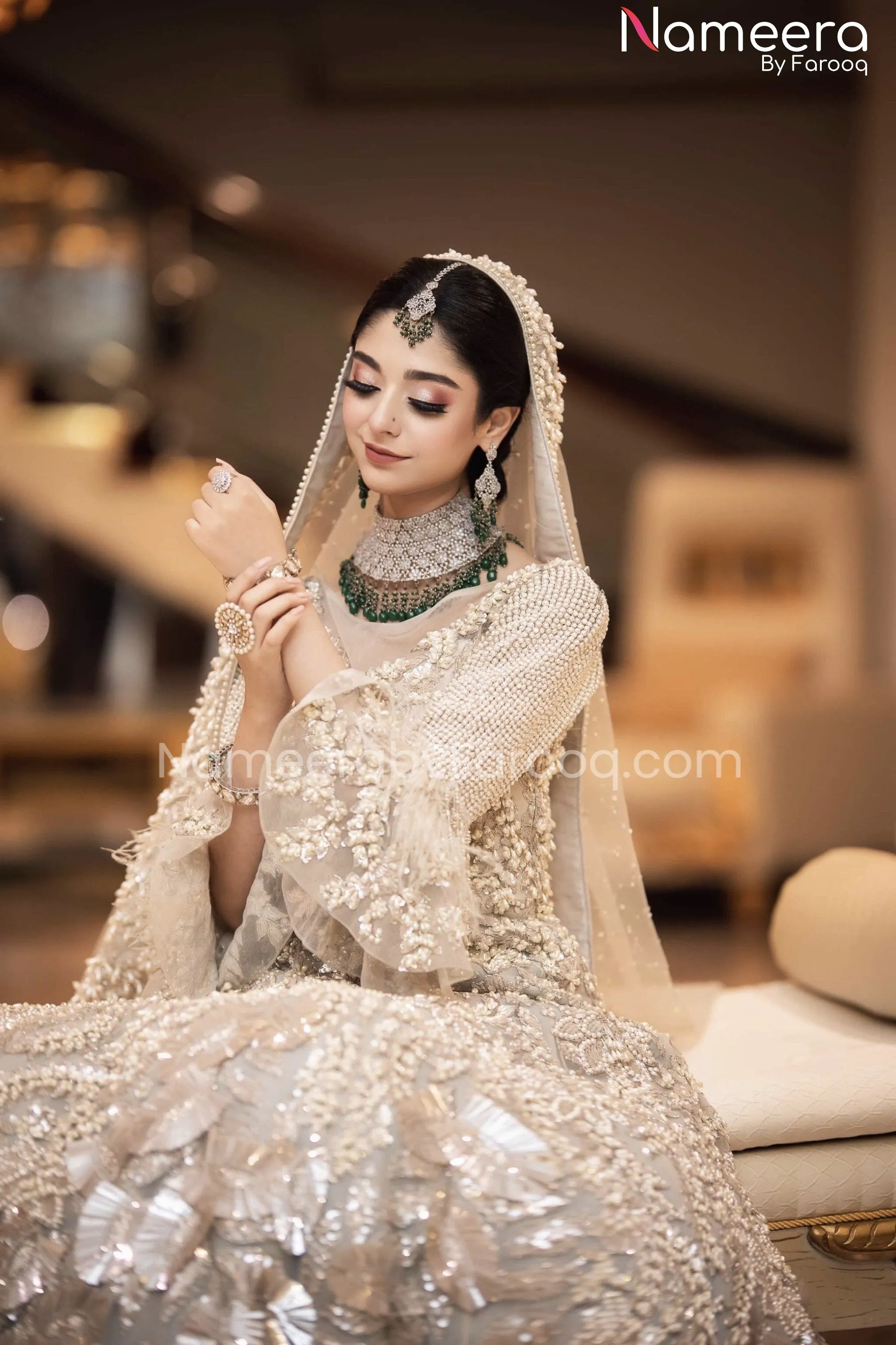 Beautiful Bridal Gown Pakistani Dress Online #BS501