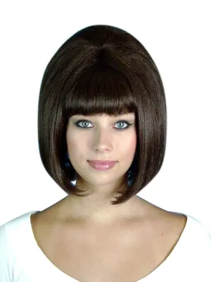 Beehive Brown Wig 1960's & 1950's Costume Accessory