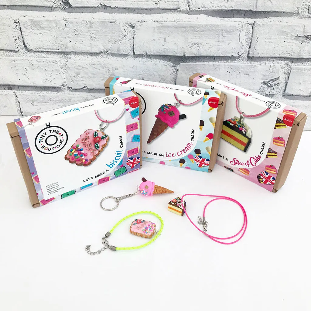 Biscuit-Themed Jewellery Craft Kit (Makes 3 Items)
