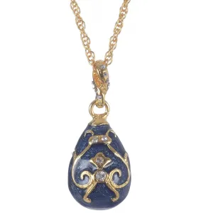 Blue Egg Pendant Necklace