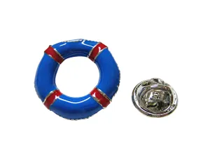 Blue Life Saver Lapel Pin