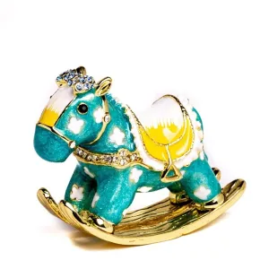 Blue Rocking Horse