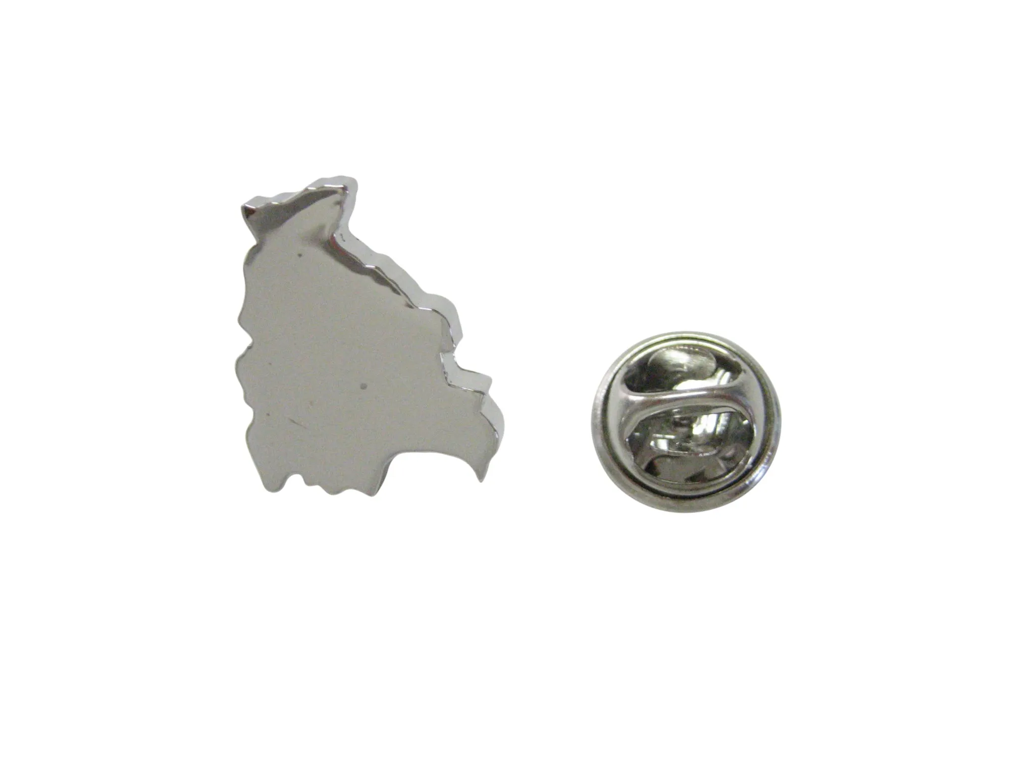 Bolivia Map Shape Lapel Pin