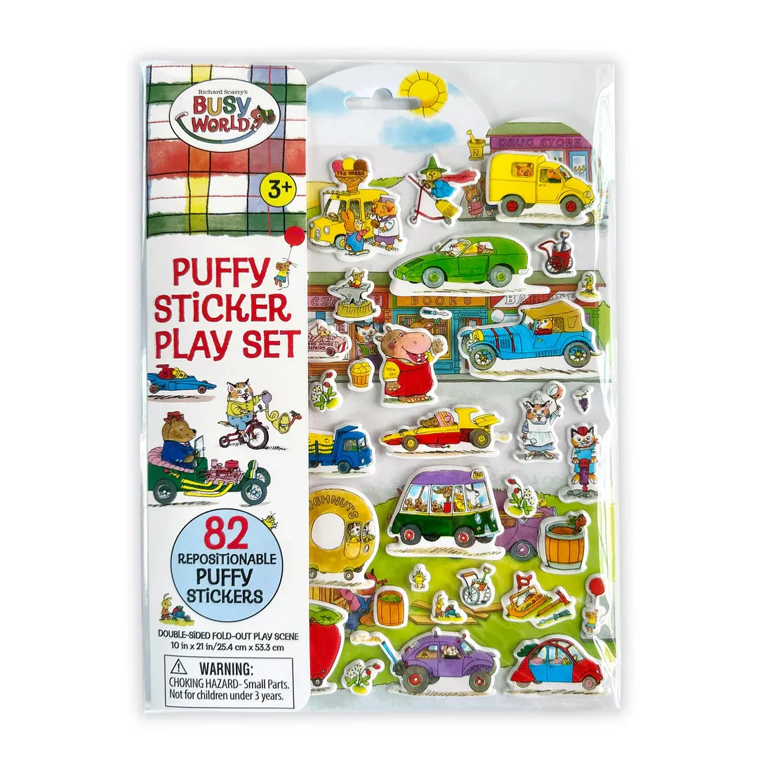 Bright Stripes - Puffy Stickers - Busy Town