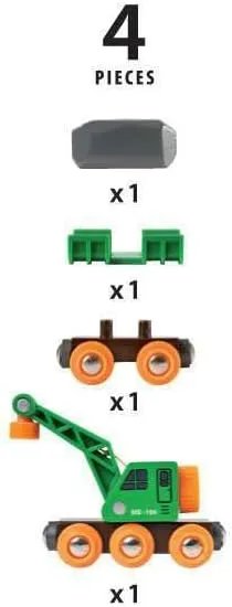 Brio Clever Crane Wagon