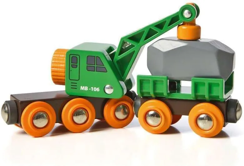 Brio Clever Crane Wagon