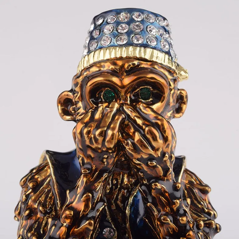 Brown Monkey Iwazaru speak no evil