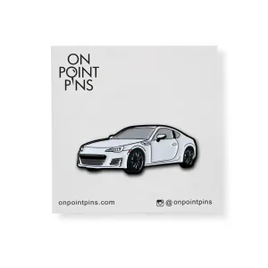 BRZ 2nd Gen (White) Car Lapel Enamel Pin