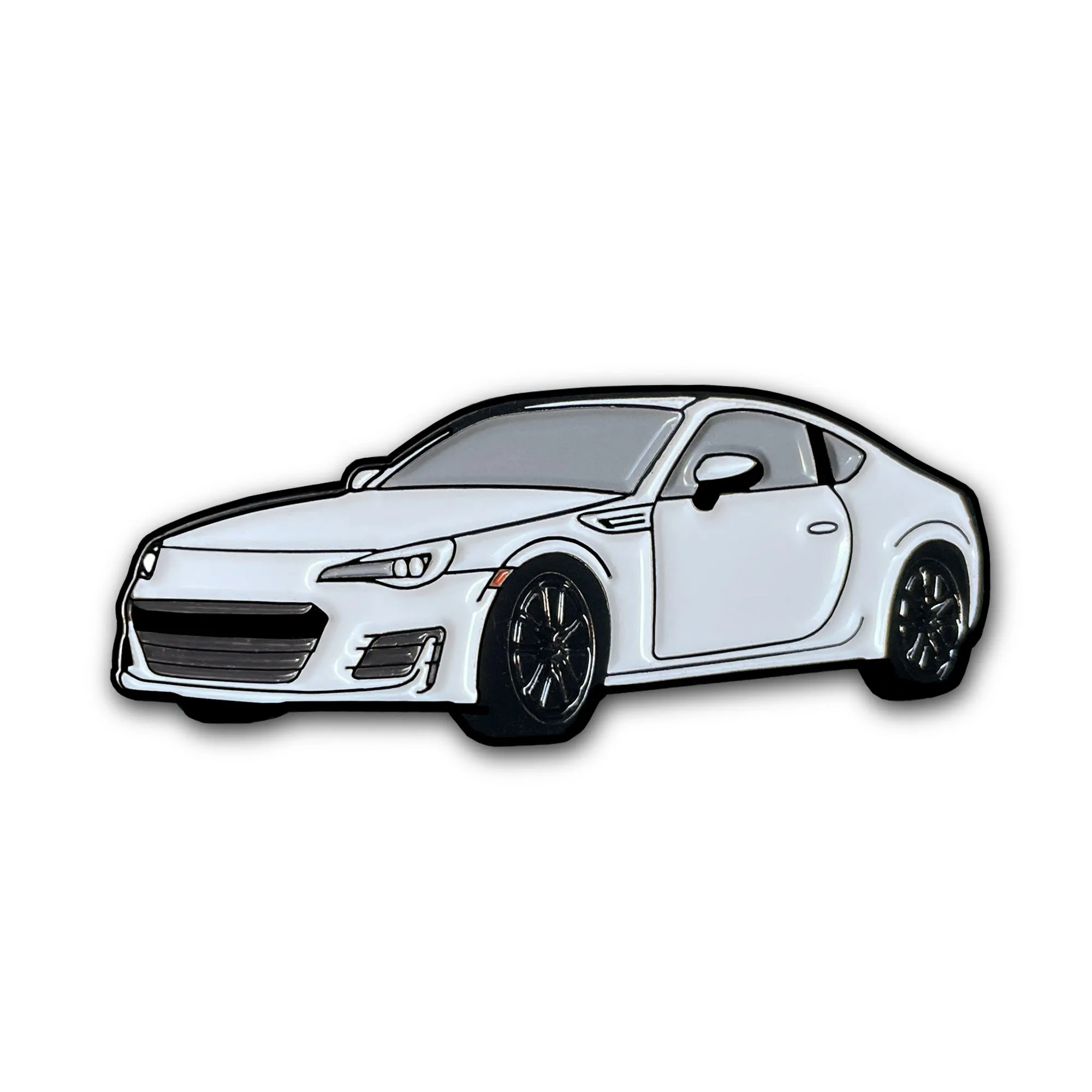 BRZ 2nd Gen (White) Car Lapel Enamel Pin