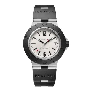 Bulgari Aluminium Watch, 40mm White Dial, 103382