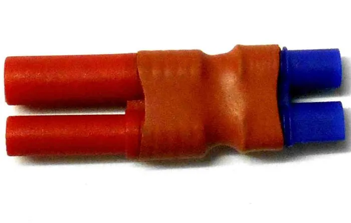 C0036A RC Connector Female EC3 to 4mm 4.0mm Red Housing Adaptor Adapter