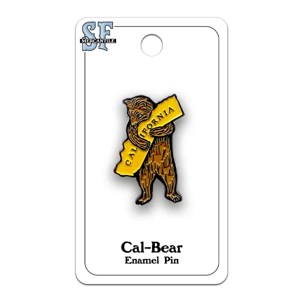 CA BEAR HUG ENAMEL PIN