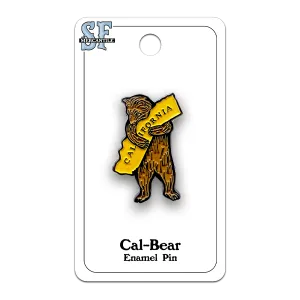 CA BEAR HUG ENAMEL PIN