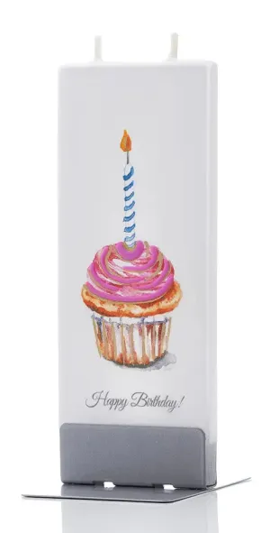 Candle - Flatyz - Happy Birthday Cupcake