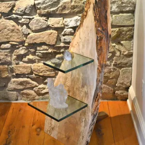 Cantilvered Maple Glass Shelf - Wood Shop
