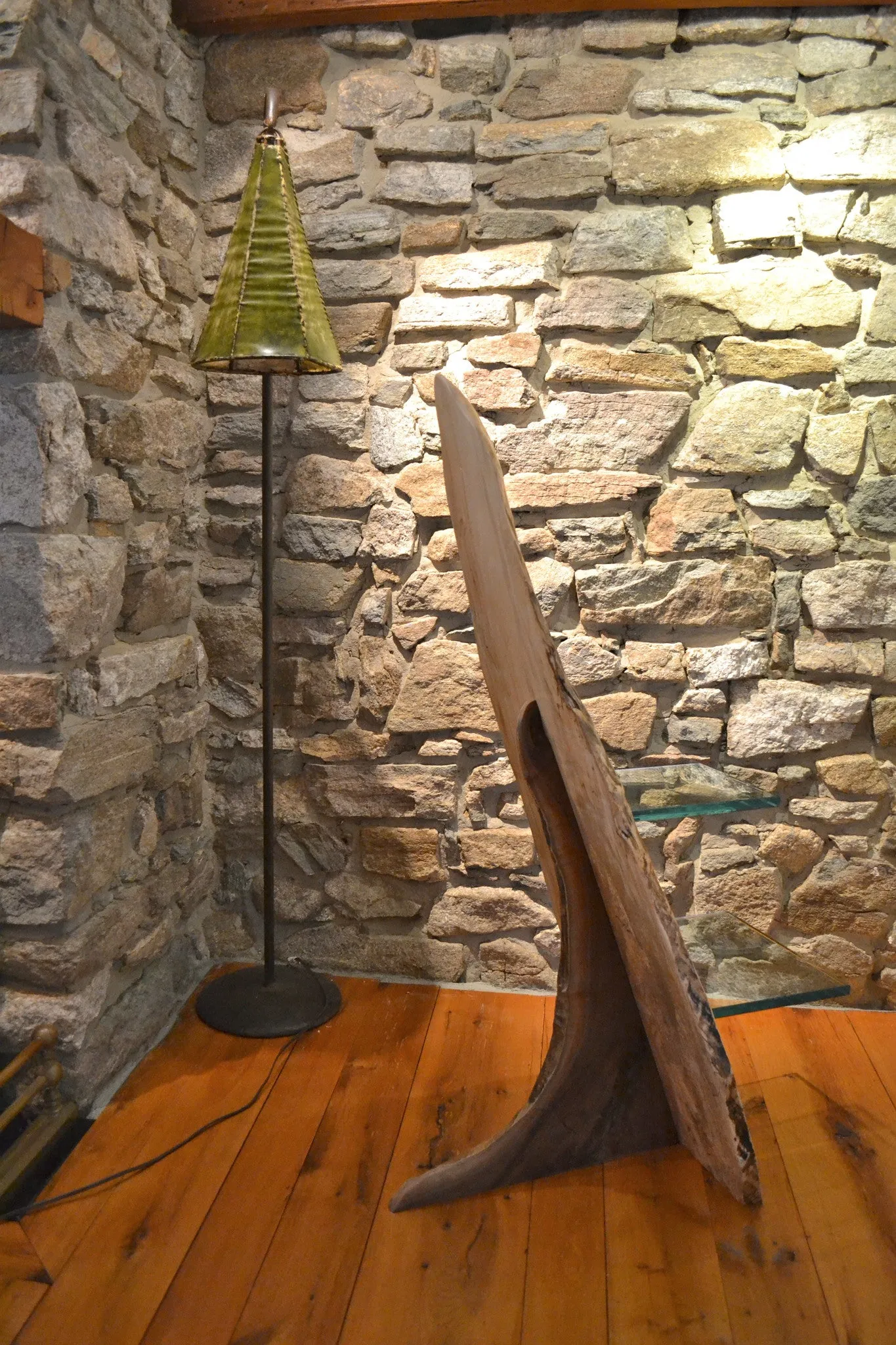 Cantilvered Maple Glass Shelf - Wood Shop