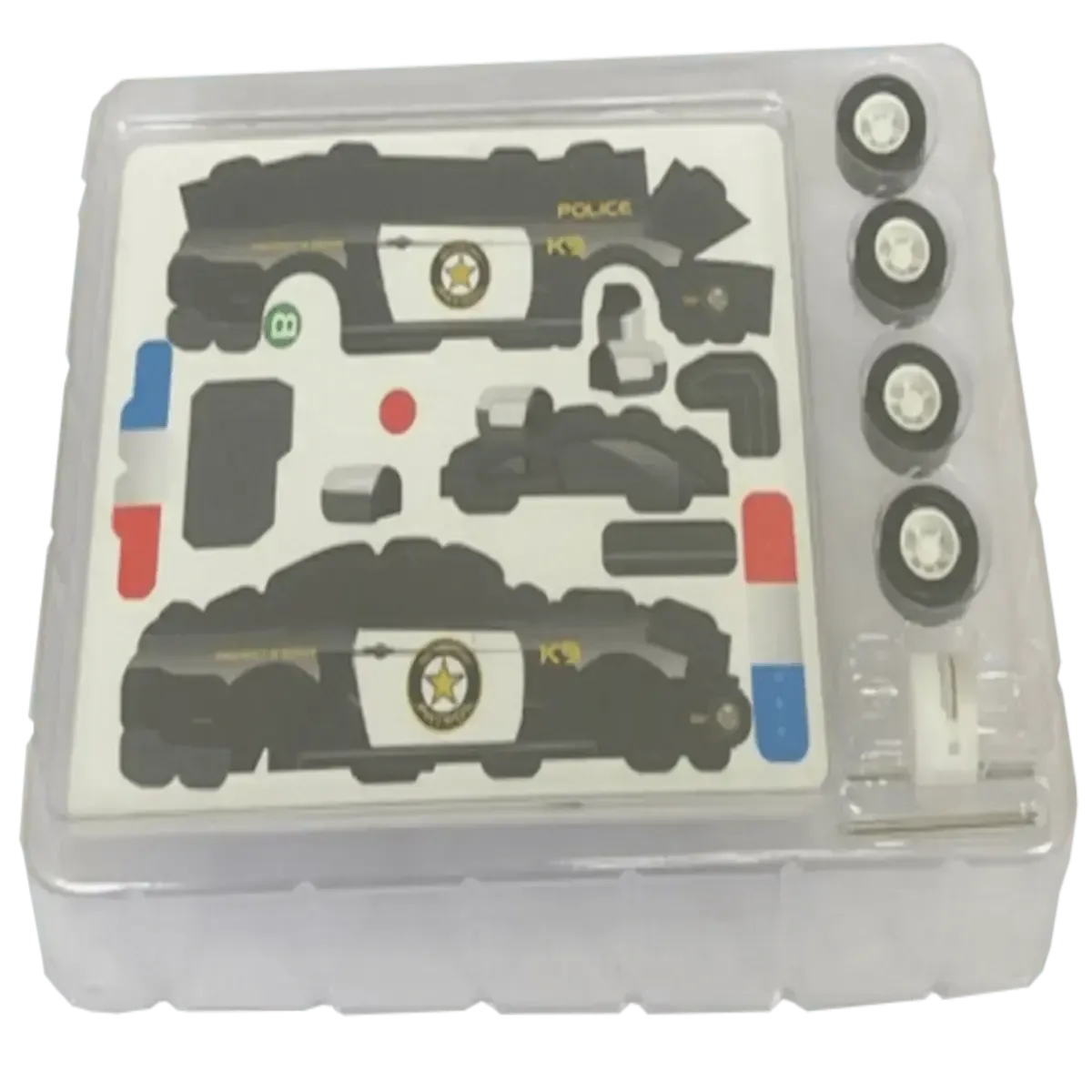 Car Jigsaw Puzzles in 3D Ford Mustang Police Vehicle