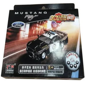 Car Jigsaw Puzzles in 3D Ford Mustang Police Vehicle
