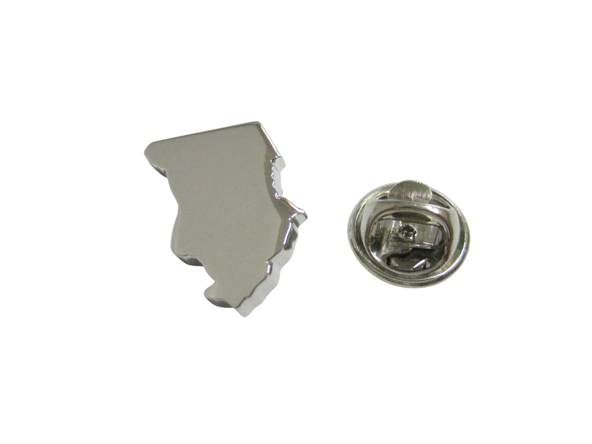 Chad Map Shape Lapel Pin